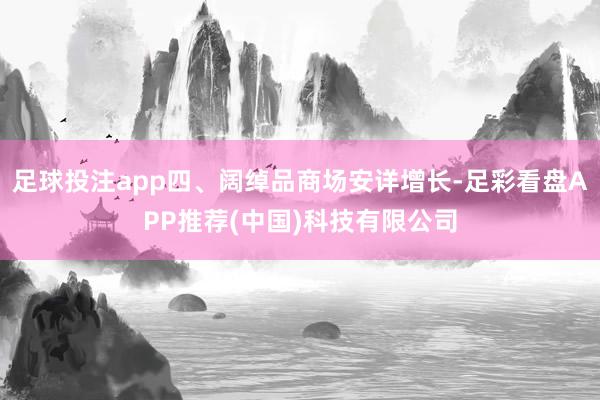 足球投注app四、阔绰品商场安详增长-足彩看盘APP推荐(中国)科技有限公司