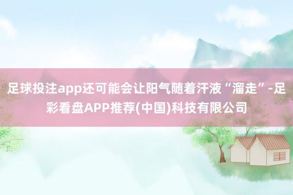 足球投注app还可能会让阳气随着汗液“溜走”-足彩看盘APP推荐(中国)科技有限公司