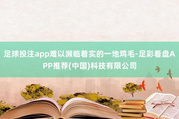 足球投注app难以濒临着实的一地鸡毛-足彩看盘APP推荐(中国)科技有限公司