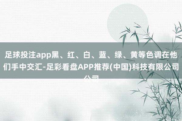 足球投注app黑、红、白、蓝、绿、黄等色调在他们手中交汇-足彩看盘APP推荐(中国)科技有限公司